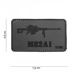 Patch 3D PVC M82 A1 avec velcro de la marque 101 Inc (444130-4033)