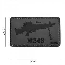 Patch 3D PVC M249 avec velcro de la marque 101 Inc (444130-4042)