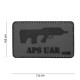 Patch 3D PVC APS UAR avec velcro de la marque 101 Inc (444130-4046)