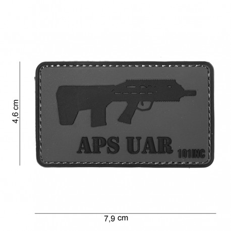 Patch 3D PVC APS UAR avec velcro de la marque 101 Inc (444130-4046)