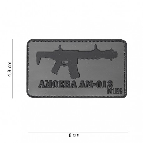 Patch 3D PVC Amoeba AM-013 avec velcro de la marque 101 Inc (444130-4057)