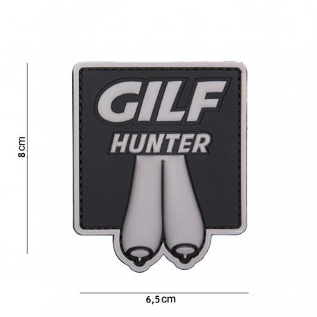 Patch 3D PVC Gilf hunter avec velcro de la marque 101 Inc (444130-4086)