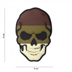Patch 3D PVC Skull Germany avec velcro de la marque 101 Inc (444130-5000)