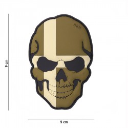 Patch 3D PVC Skull Denmark