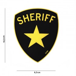 Patch 3D PVC Sheriff avec velcro de la marque 101 Inc (444130-5021)