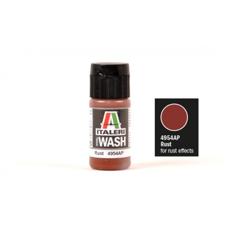 Jus pour maquette plastique. La couleur est rouille. La contenance du pot est de 20 ml. La marque est Italeri (4954AP)