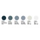 Set de peinture Avion USAF / US pour maquette. La contenance est de 6 flacons de 20 ml. La marque est Italeri (431AP)