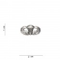 Badge para wing small silver