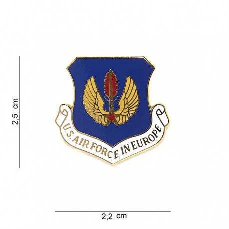 Badge métal US airforce Europe de la marque 101 Inc (441002-1189)