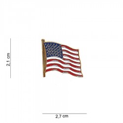 Badge métal USA de la marque 101 Inc (441002-1290 | 7073)