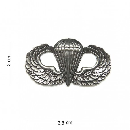 Badge métal Para wing large silver de la marque 101 Inc (7075 | 441002-1303)