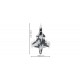 Jeu de briques – Avion de chasse Saab JAS 39 Gripen E 1/48 de la marque Cobi (5820)