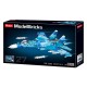 Jeu de briques – Avion de chasse Blue jet fighter 1/44 de la marque Sluban (M38-B0985 | 413326)