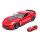 Voiture miniature – Chevrolet Corvette Z06 2017 rouge 1/24 de la marque Welly (24085 | WEL24085RED)