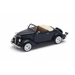 Voiture miniature – Ford Deluxe cabriolet bleu 1/24 de la marque Welly (22422)