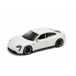 Miniature – Porsche Taycan turbo S blanche 1/24 de la marque Welly (24107)