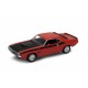 Miniature – Dodge Challenger orange et noir 1970 1/24 de la marque Welly (24029)