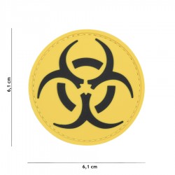 Patch 3D PVC Resident evil jaune (avec velcro) de la marque 101 Inc (13064 | 444150-3719)