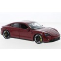 Porsche Taycan turbo S rouge 1/24