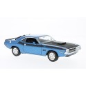 Dodge Challenger 1970 bleu et noire 1/24