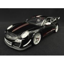 Miniature – Porsche 911 GT3 RS4 noir 1/18 de la marque Bburago (18-11036BL)