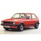 Miniature – Volkswagen Golf MKI GTI (1979) rouge 1/24 de la marque Bburago (18-21089)