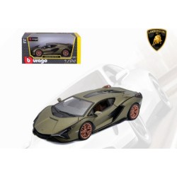 Miniature – Lamborghini Sian FKP 37 verte 1/24 de la marque Bburago (18-21099)