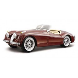 Jaguar XK 120 roads bordeaux 1/24