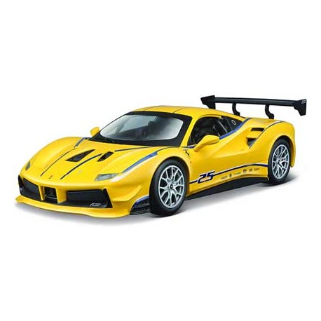 Miniature – Ferrari 488 Challenge jaune 1/24 de la marque Bburago (18-26307)