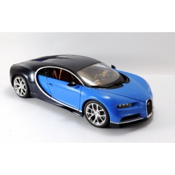 Bugatti Chiron bleu 1/18