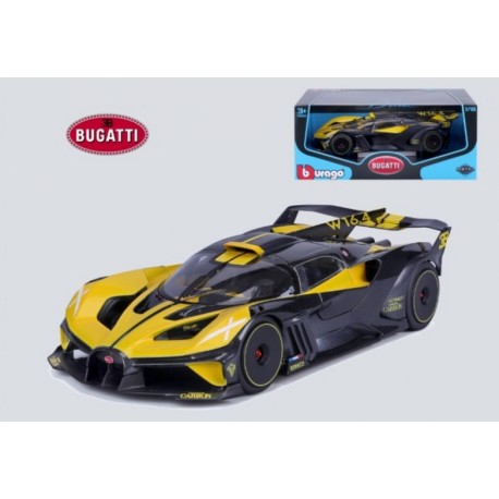 Miniature – Bugatti Bolide jaune 1/18 de la marque Bburago (18-11047)