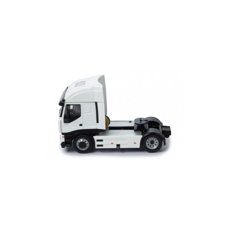Camion Miniature Iveco Stralis Hi-Way 2016 Abarth - Échelle 1/43 - Modèle Métal Hachette IXO CT001