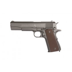Réplique airsoft - Colt 1911 A1 CO2 blow back full métal de la marque Cybergun (180512)