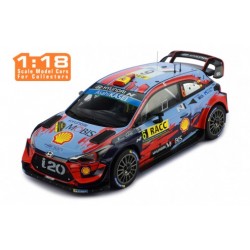 Miniature – Hyundai i20 3ème lors du rallye Catalogne 2019 (échelle 1/18) de la marque Ixo models (18RMC052C)