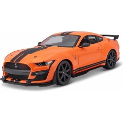 Miniature – Ford Mustang Shelby 2020 orange et noire (à l’échelle 1/18) de la marque Maisto (31388OR)