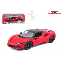Miniature – Ferrari SF90 stradale rouge (à l’échelle 1/18) de la marque Bburago (18-16015 | 16015)
