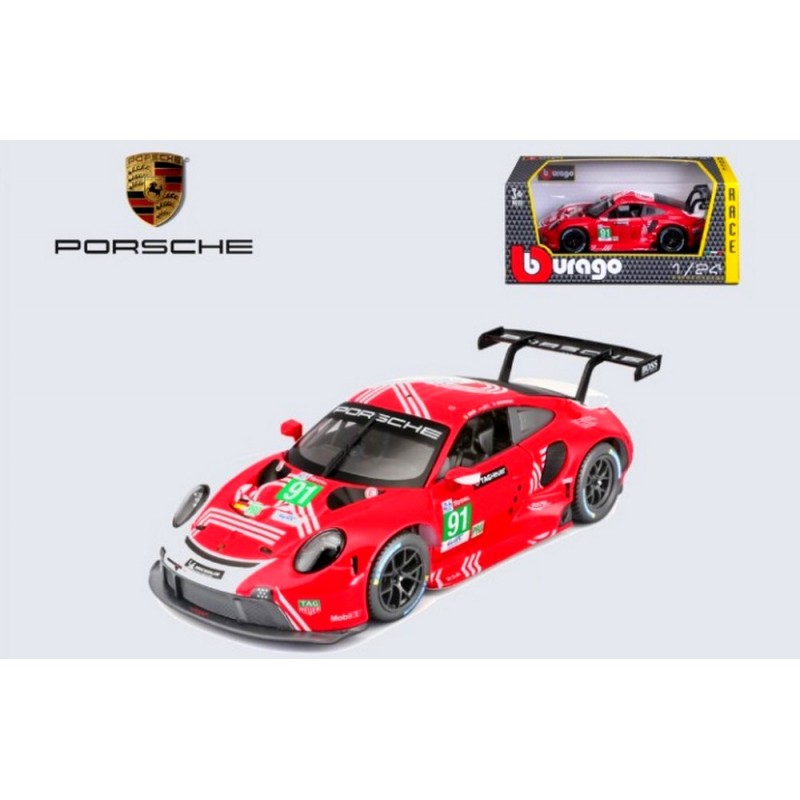 DR6, Porsche 911 RSR LM 2020 1/24, Bburago (18-28016