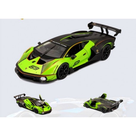 Miniature – Lamborghini Essenza SCV12 verte (à l’échelle 1/24) de la marque Bburago (18-28017 | 28017)