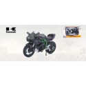 Kawasaki Ninja H2R grise 1/12