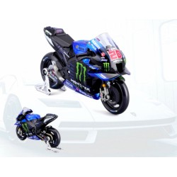 Miniature – Yamaha M1 moto gp 2021 de Quartararo (à l’échelle 1/18) de la marque Maisto (36373)