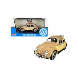 Miniature – Volkswagen Coccinelle avec galerie (à l’échelle 1/24) de la marque Motor max (79559)