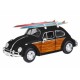 Miniature – Volkswagen Coccinelle avec surfs (à l’échelle 1/24) de la marque Motor max (79591)