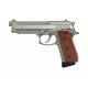 Réplique airsoft - PT92 silver CO2 blow back de la marque Cybergun (210527)