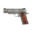Colt 1911 railgun chrome et bois CO2 blowback