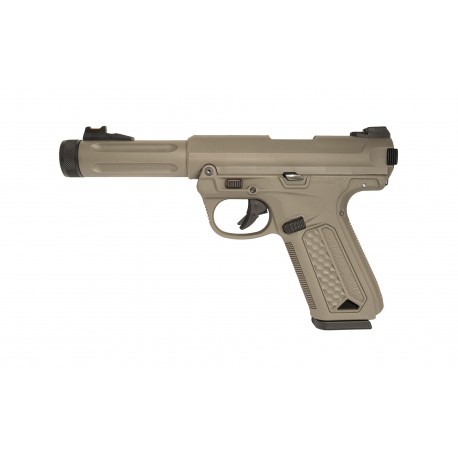 Réplique airsoft - AAP 01 tan gaz blow back (polymère) de la marque Action army (PG1091)