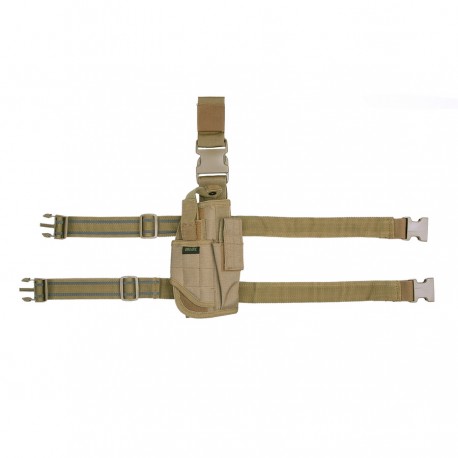 Holster de cuisse droitier tan de la marque 101 inc