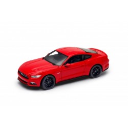 Miniature – Ford Mustang GT de 2015 rouge (à l’échelle 1/24) de la marque Welly (24062W)