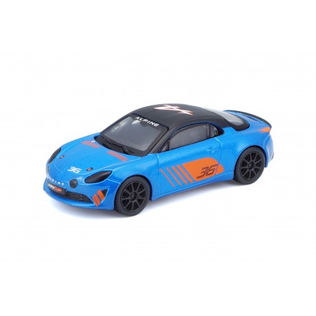 Miniature – Alpine A110 cup bleu 2018 1/43 de la marque Bburago (18-38037)