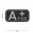 Patch 3D PVC A + noir