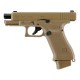 Réplique airsoft - Glock 19X coyote CO2 blow back (métal et polymère) de la marque Umarex (2.6435)